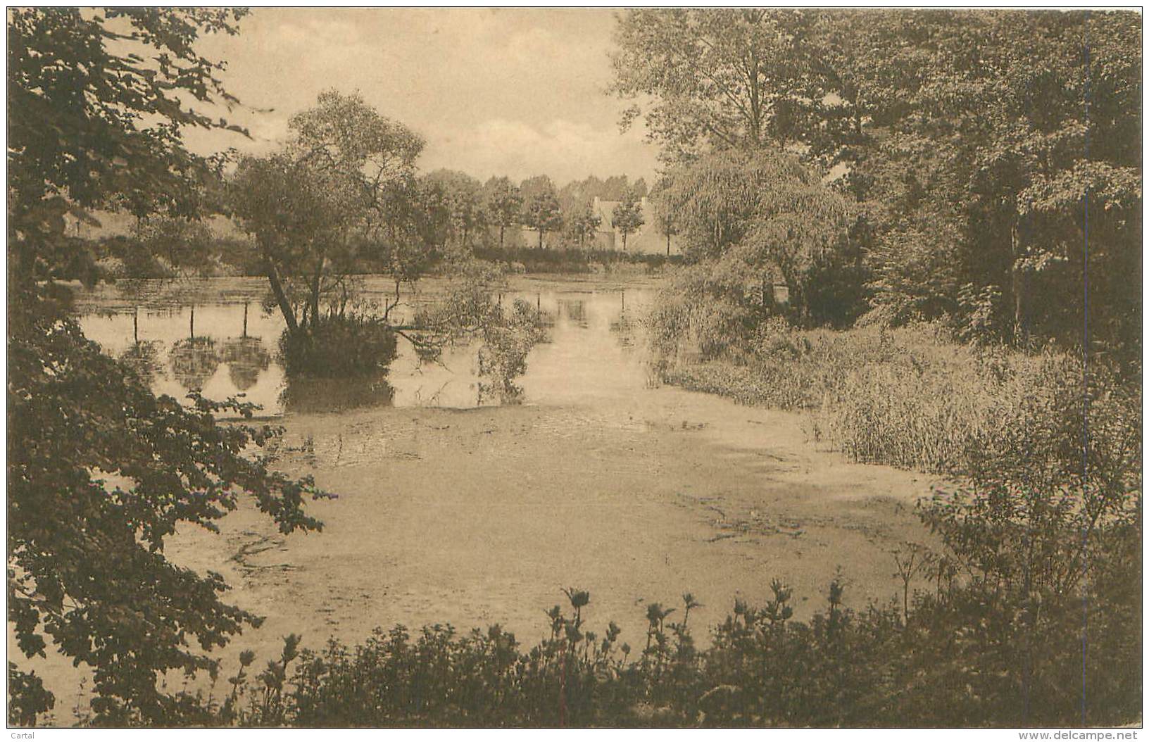 Château De GAESBEEK Lez Bruxelles - Le Grand étang Dit : "L'étang Tortu" - Lennik