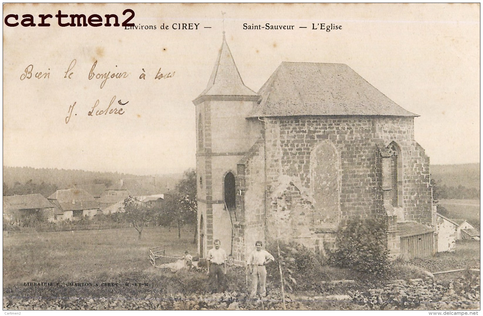 ENVIRONS DE CIREY SAINT-SAUVEUR L'EGLISE 70 - Cirey Sur Vezouze