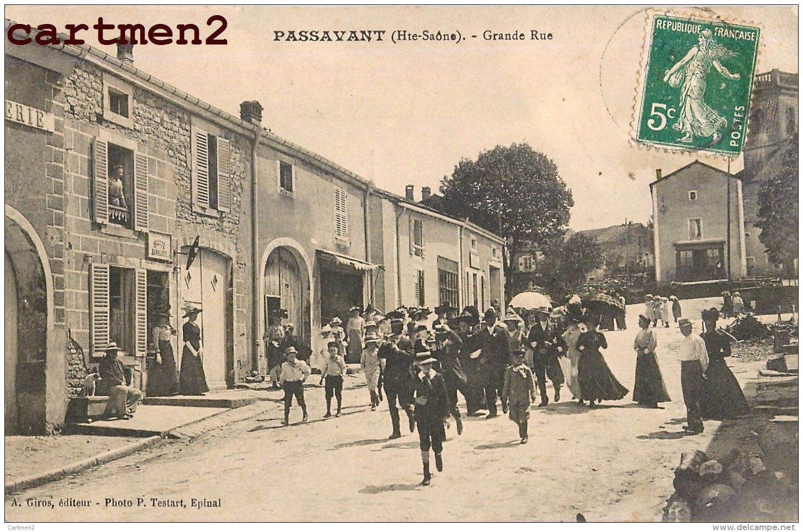 PASSAVANT LA GRANDE RUE TRES ANIMEE 70 - Andere & Zonder Classificatie