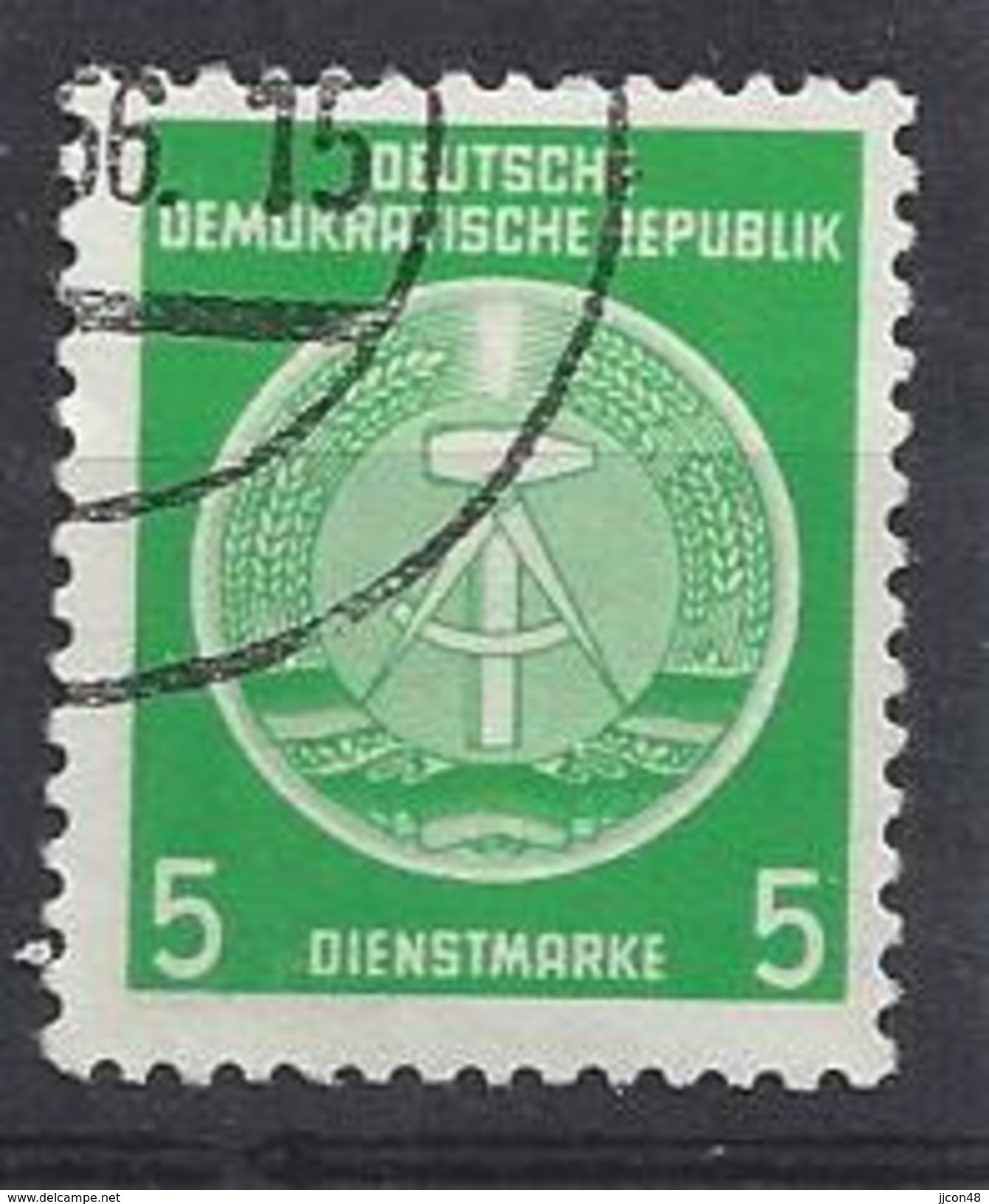 Germany (DDR) 1954  Dienstmarken (o) Mi.1 ND - Usados