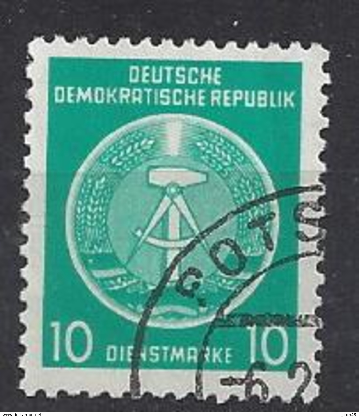 Germany (DDR) 1954  Dienstmarken (o) Mi.4 ND - Afgestempeld