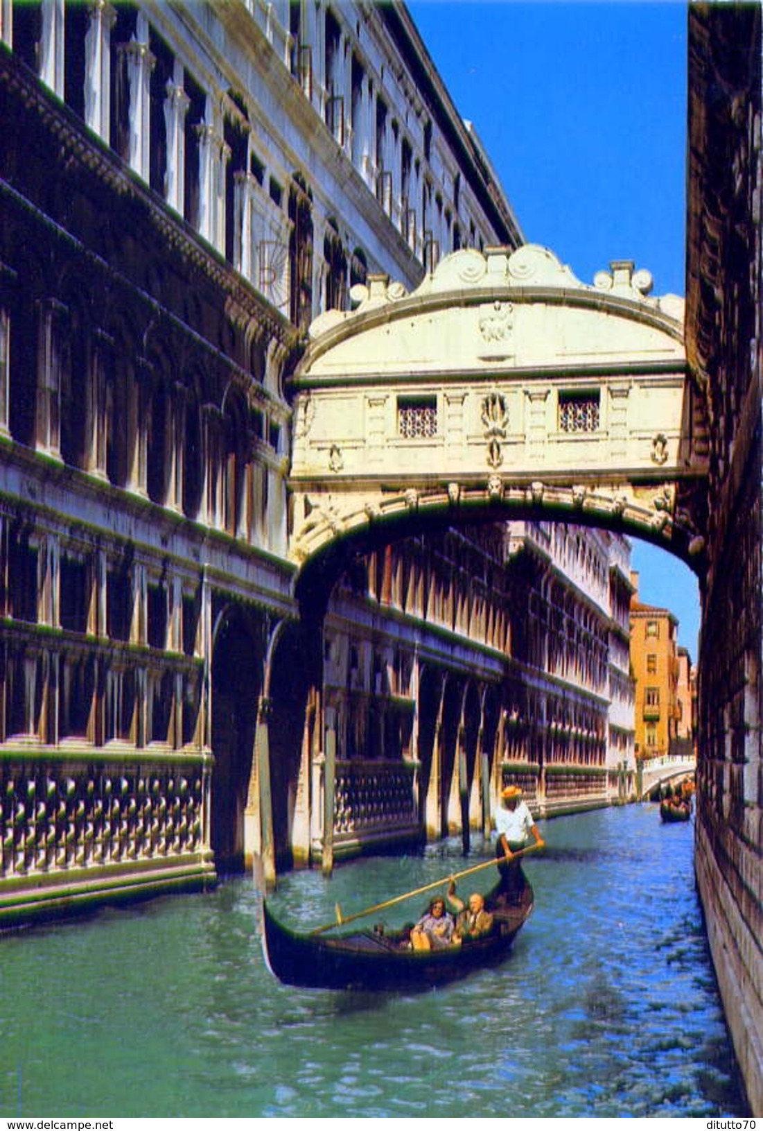 Venezia - Il Ponte De Sospiri - 184-329 - Formato Grande Viaggiata Mancante Di Affrancatura &ndash; E1 - Venezia