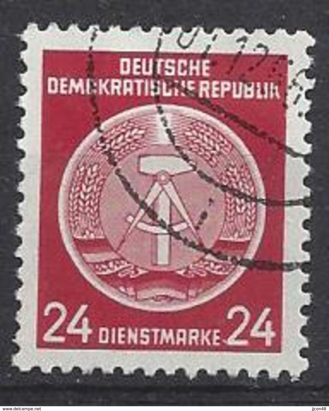 Germany (DDR) 1954  Dienstmarken (o) Mi.9 ND - Used