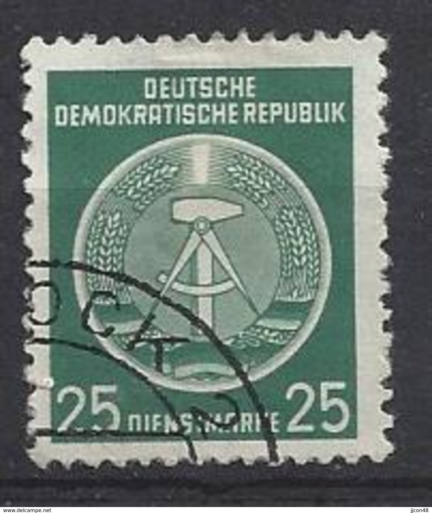 Germany (DDR) 1954  Dienstmarken (o) Mi.10 ND - Gebraucht