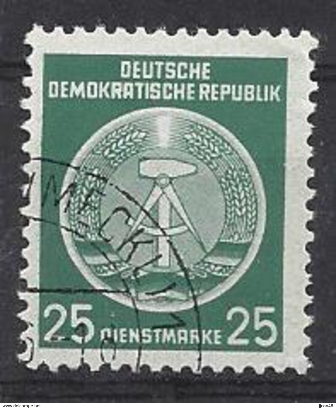 Germany (DDR) 1954  Dienstmarken (o) Mi.10 ND - Usati