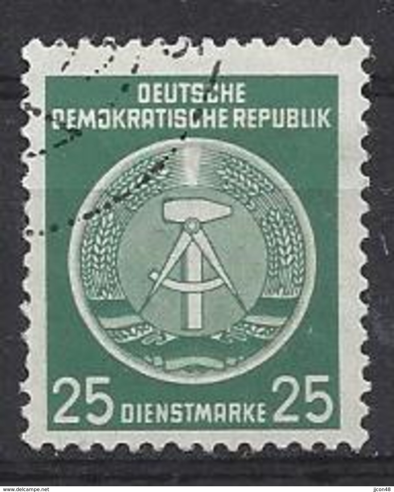 Germany (DDR) 1954  Dienstmarken (o) Mi.10 ND - Used