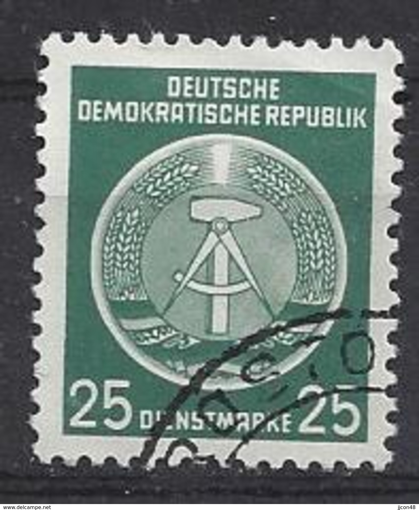 Germany (DDR) 1954  Dienstmarken (o) Mi.10 ND - Used