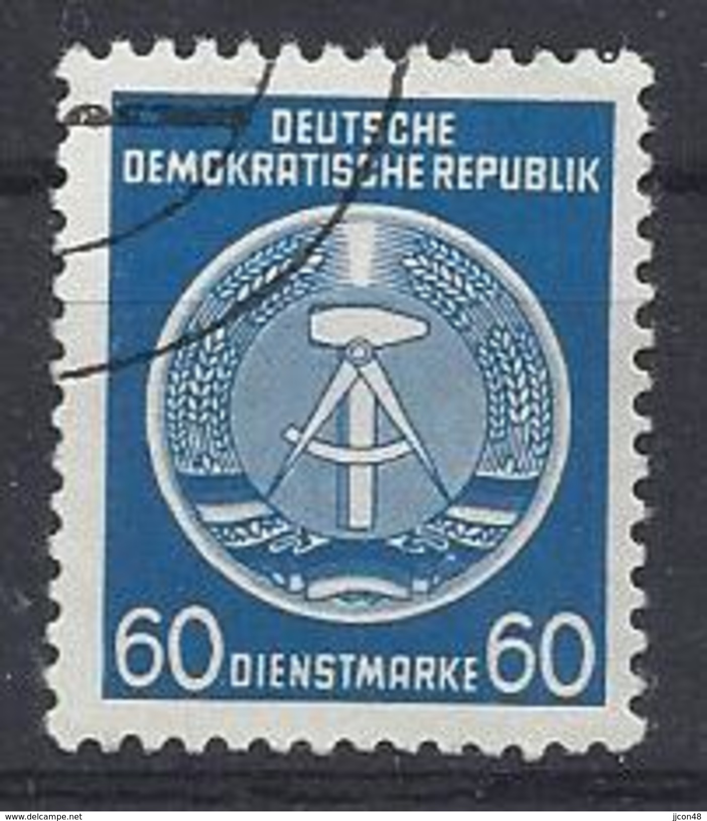 Germany (DDR) 1954  Dienstmarken (o) Mi.15 ND - Usati