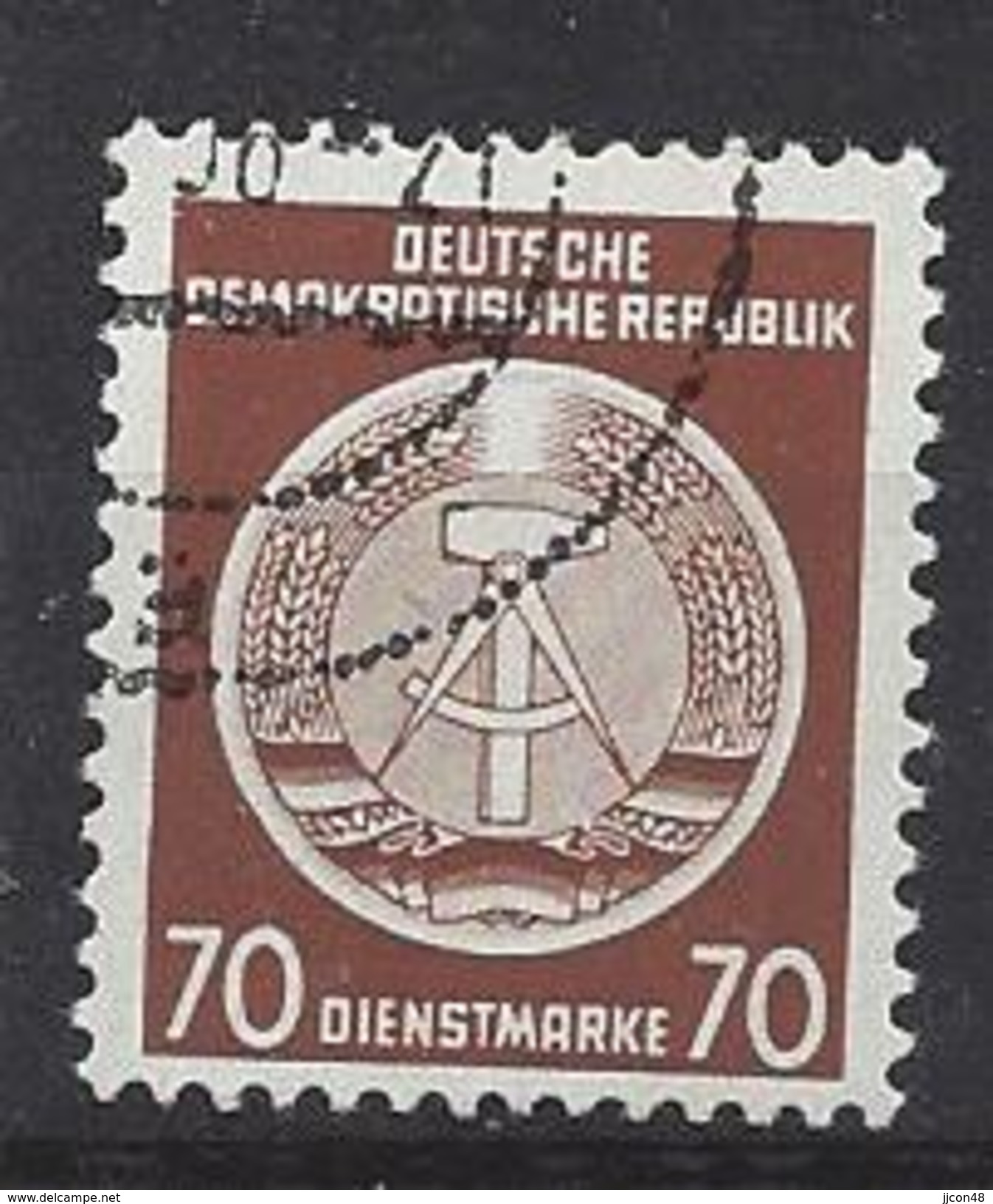 Germany (DDR) 1954  Dienstmarken (o) Mi.16 ND - Usati