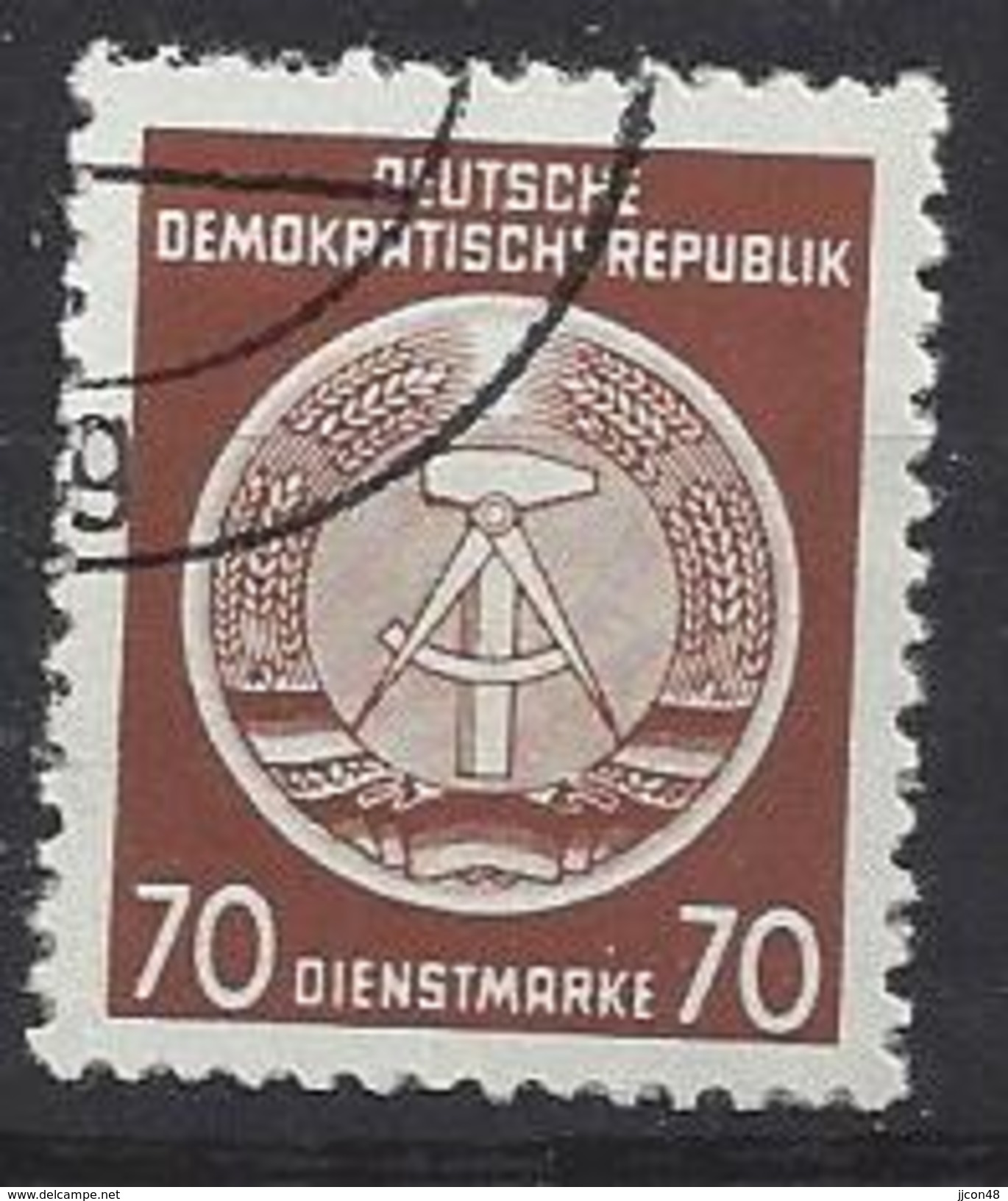 Germany (DDR) 1954  Dienstmarken (o) Mi.16 ND - Used