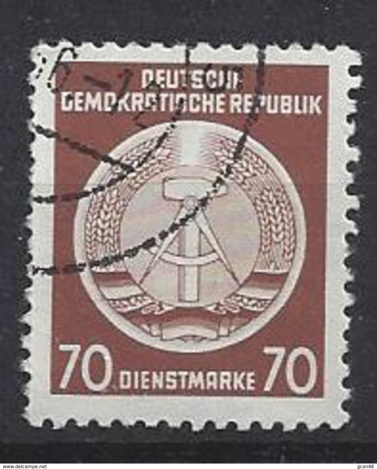 Germany (DDR) 1954  Dienstmarken (o) Mi.16 ND - Used