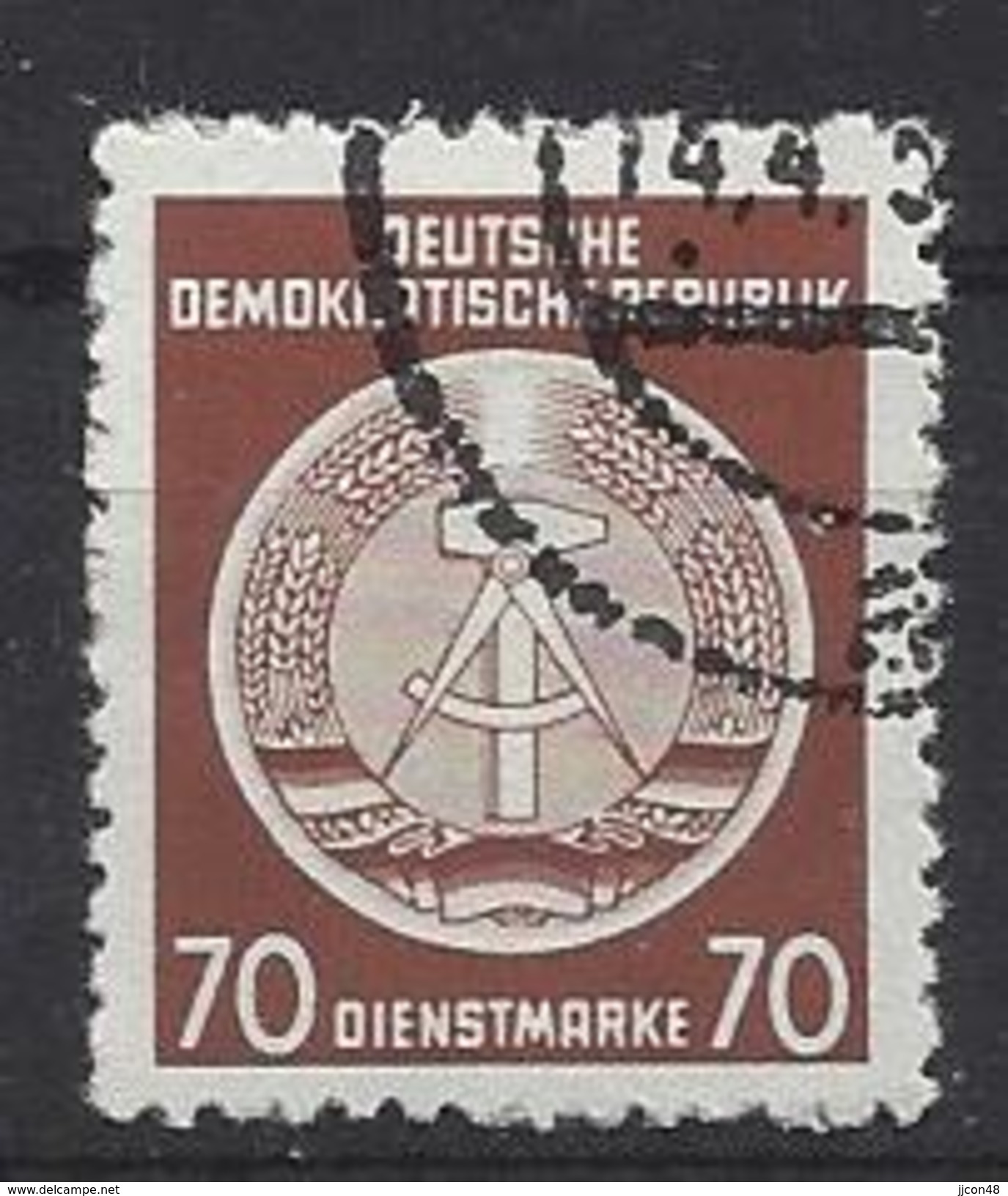 Germany (DDR) 1954  Dienstmarken (o) Mi.16 ND - Afgestempeld