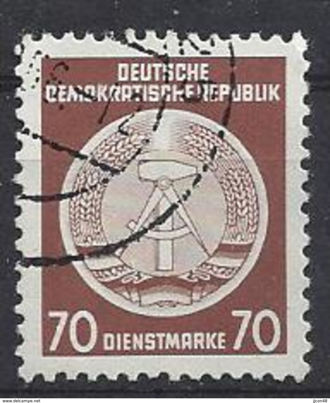Germany (DDR) 1954  Dienstmarken (o) Mi.16 ND - Afgestempeld