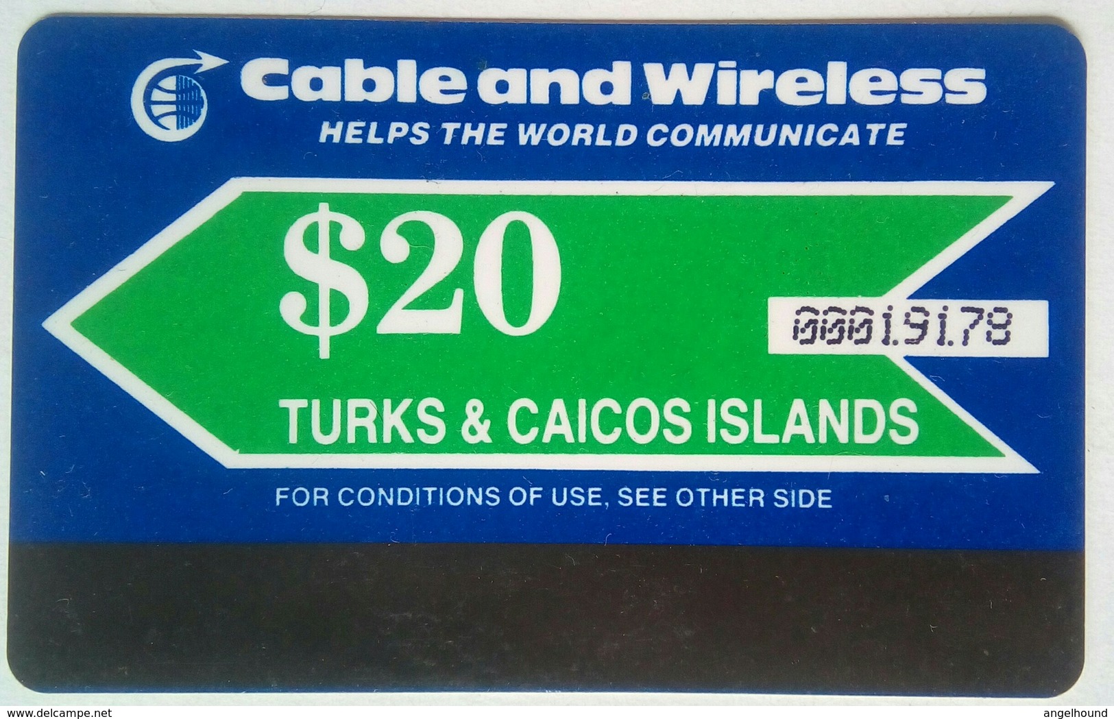 Turks Abd Caicos  US$20 Autelca - Turks- En Caicoseilanden