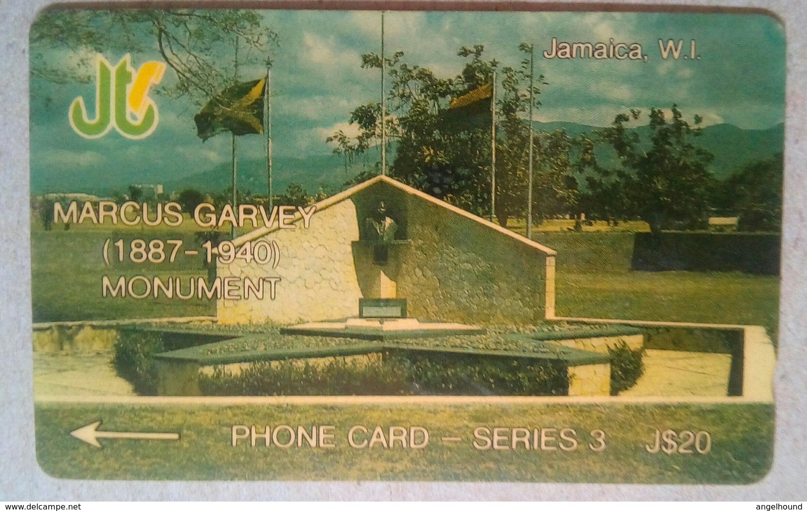 J$20 Marcus Garvey 14JAMA Mint - Jamaica