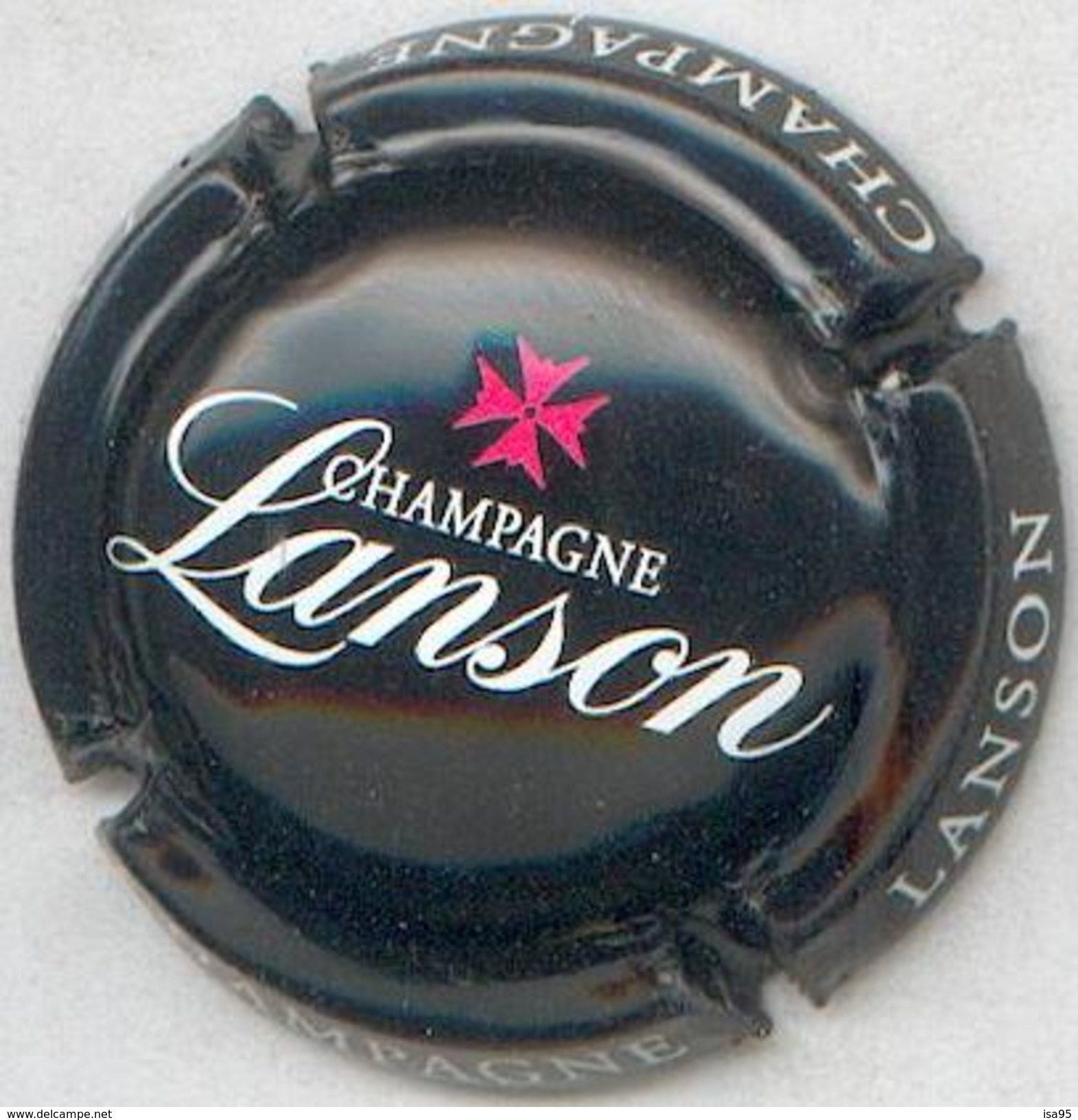 CAPSULE-CHAMPAGNE LANSON N°111d Fond Noir - Lanson