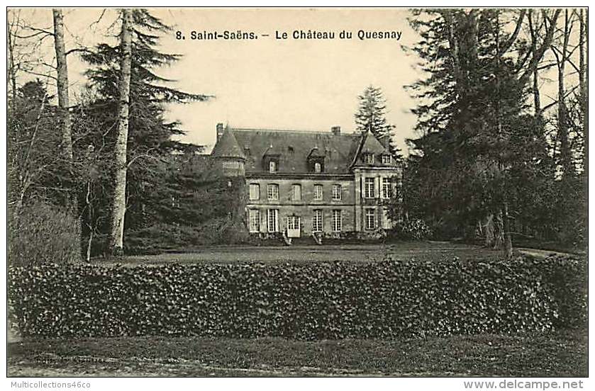 76 - 220417 - SAINT SAENS - Le Château Du Quesnay - - Saint Saens