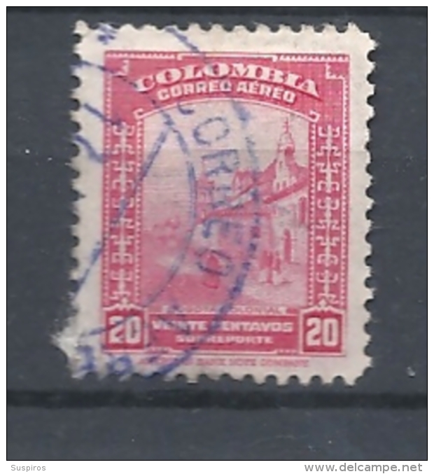 COLOMBIA    1952 Airmail - Local Motives  USED - Colombie