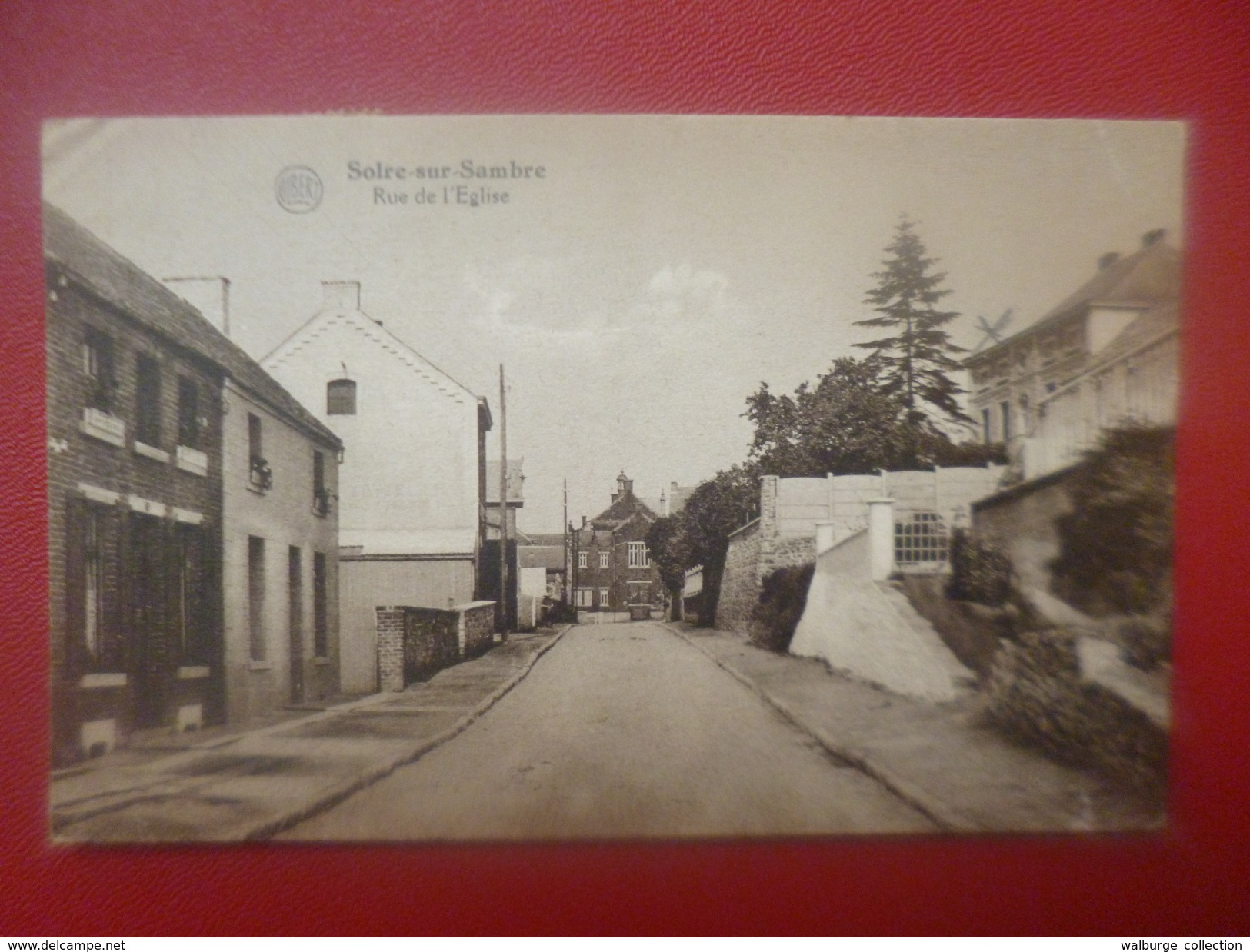 Solre-sur-Sambre :Rue De L'Eglise (1 Coin Léger Pli) (S42) - Erquelinnes