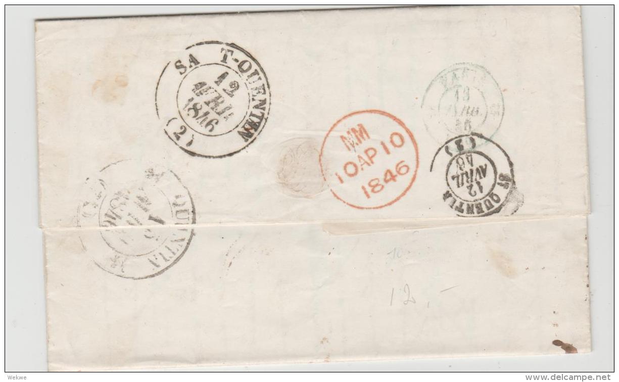 FDI002a / Martinique 1848 Nach St. Quentin - Briefe U. Dokumente