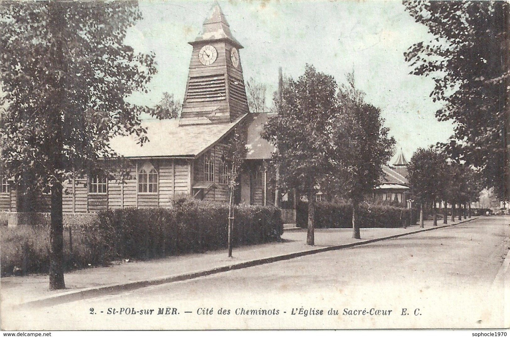 NORD - 59 - SAINT POL SUR MER - Cité Des Cheminot - Eglise Sacré Coeur - Saint Pol Sur Mer