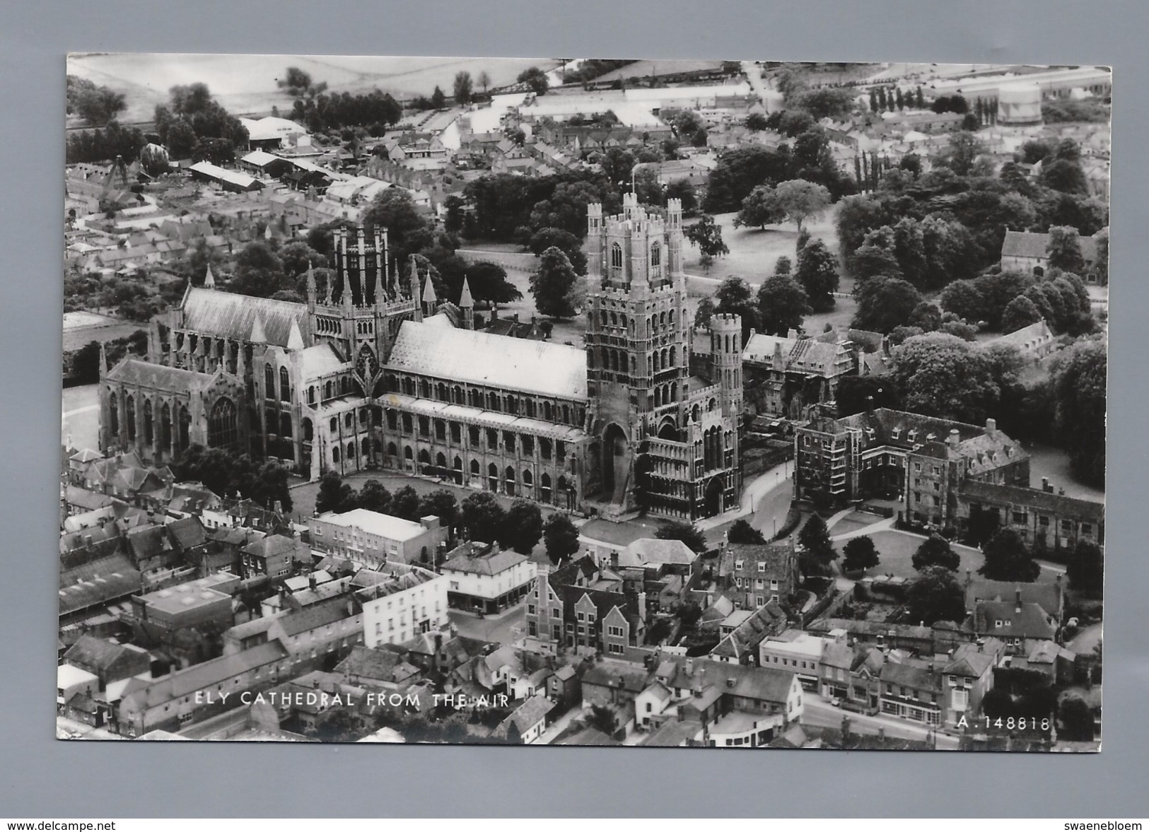 GB.- ELY, Cathedral From The Air. 2 Scans - Ely