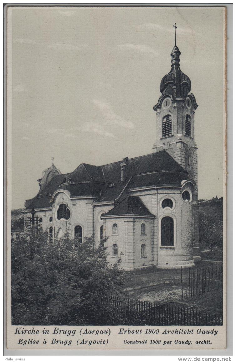 Kirche In Brugg - Eglise - Erbaut 1909 Architekt Gaudy - Other & Unclassified