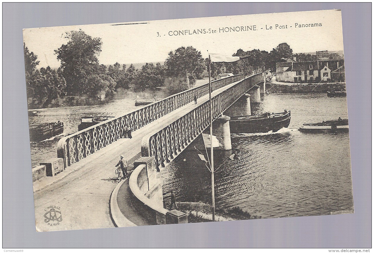 CPA 78- CONFLANS STE HONORINE - LE PONT PANORAMA - Conflans Saint Honorine