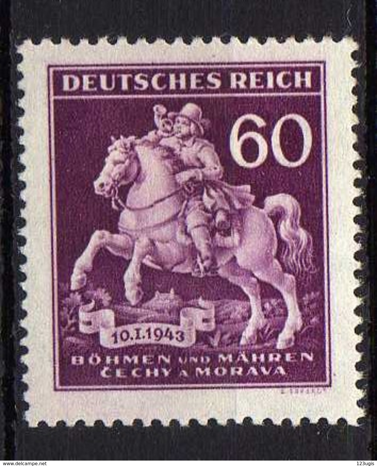 Böhmen Und Mähren 1943 Mi 113 * [220417IX] - Unused Stamps