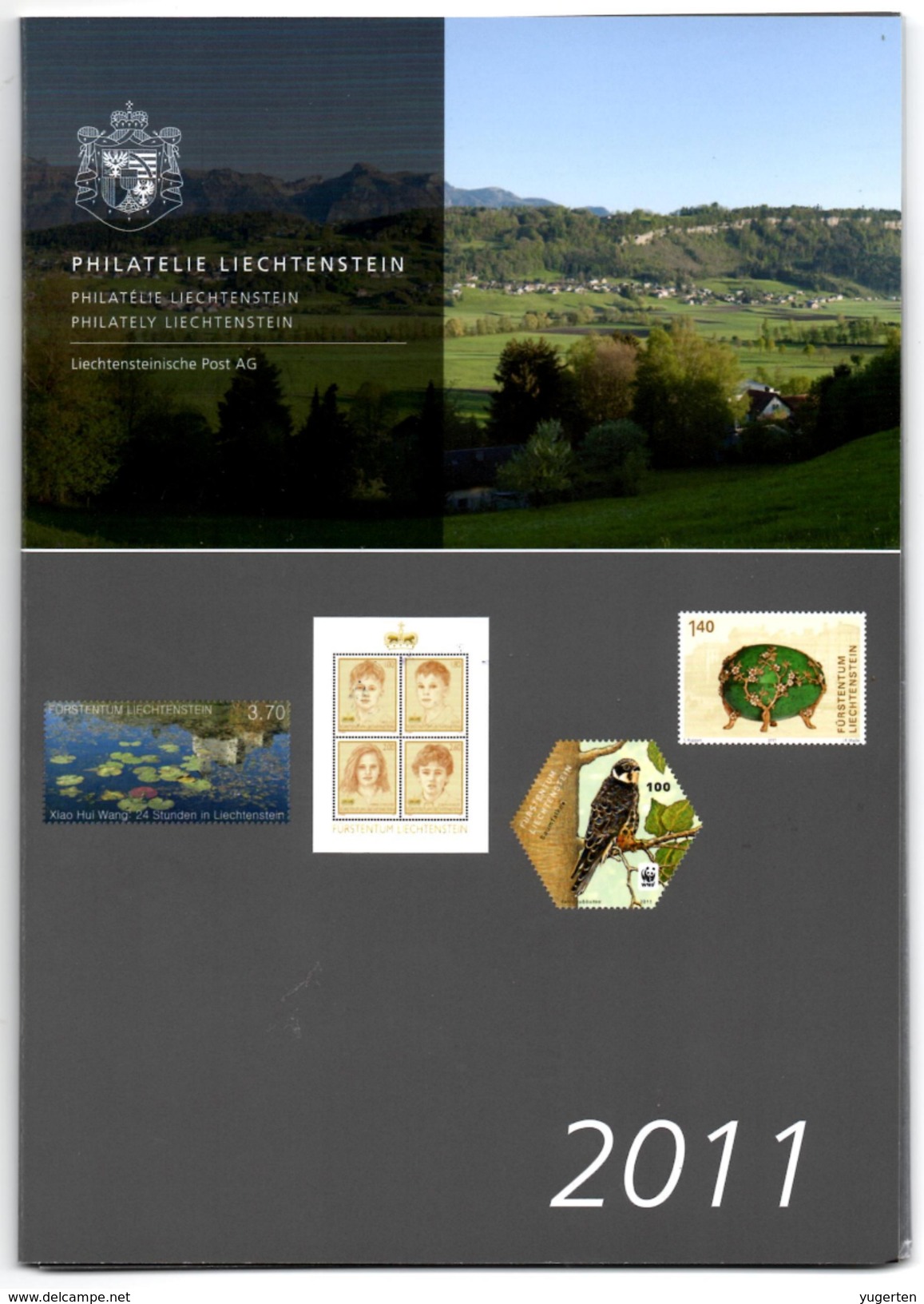 LIECHTENSTEIN 2011 Complete Year Set MNH** - Année Complète - Ganzjahres-Set  - Año Completo - 3 Scans - Années Complètes