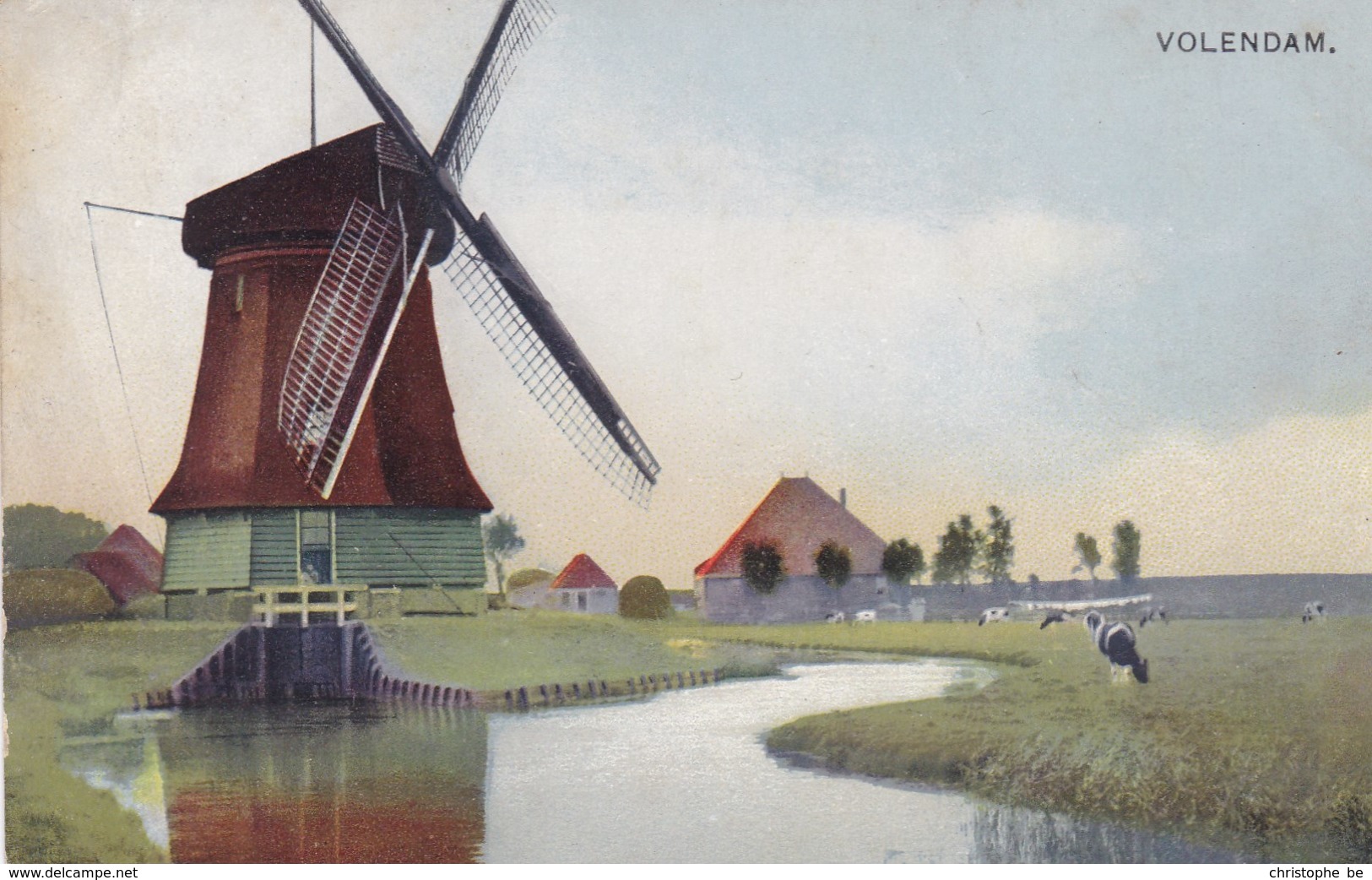 Volendam, Molen, Moulin, Windmill  (pk34459) - Volendam