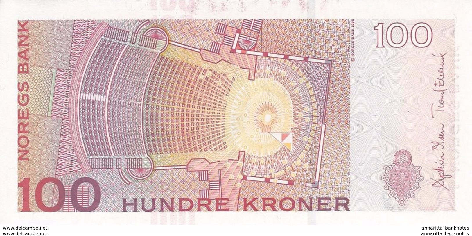 NORVÈGE 100 KRONER 2014 P-49e NEUF [NO049e] - Noorwegen