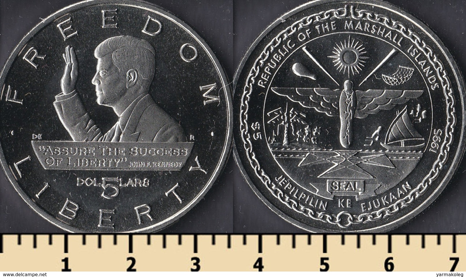 Marshall Islands 5 Dollars 1995 - Marshall Islands