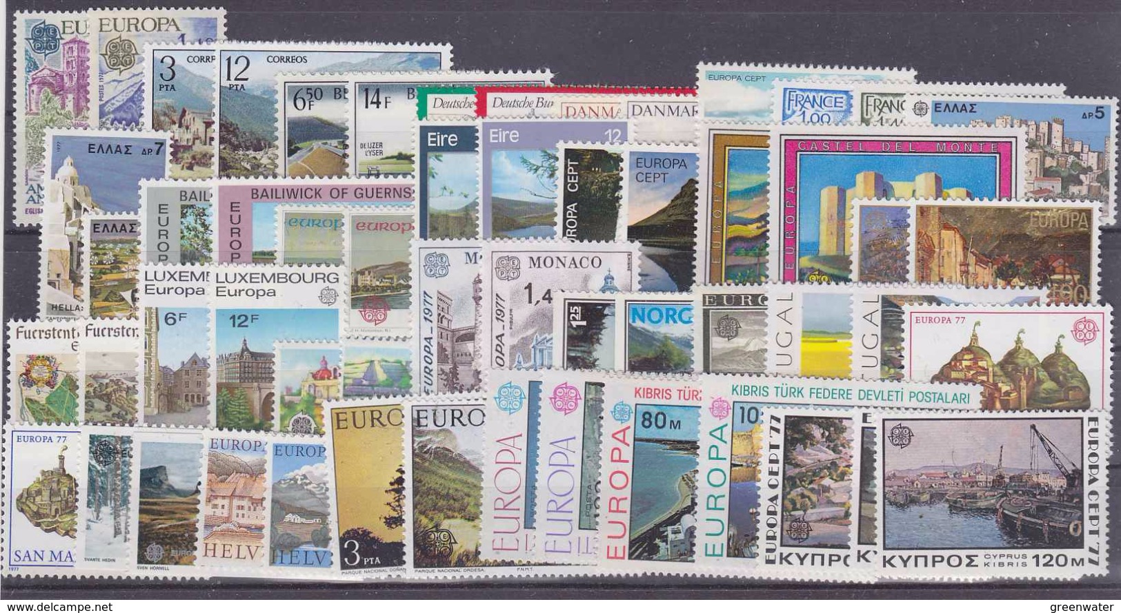 Europa Cept 1977 Year Set 28 Countries + M/s (see Scan) ** Mnh (35410) - 1972