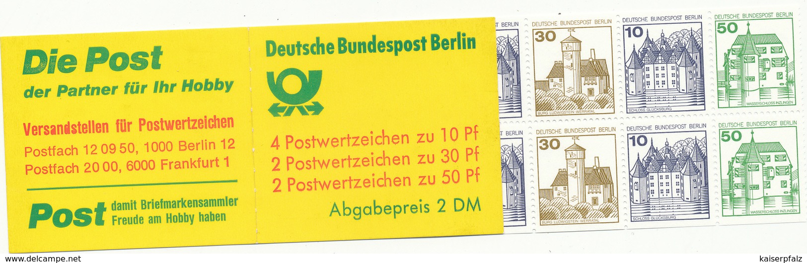 5500) MH 11a Postfrisch - Markenheftchen