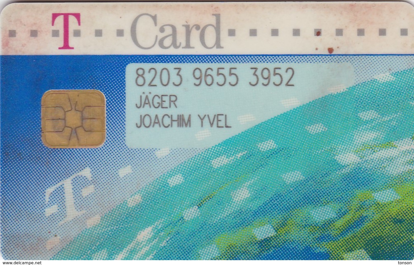 Germany, T-C-01.01, Card Number 611, Telekom - T-Card Personalisiert (-T- Weltkugel), 2 Scans. - Other & Unclassified