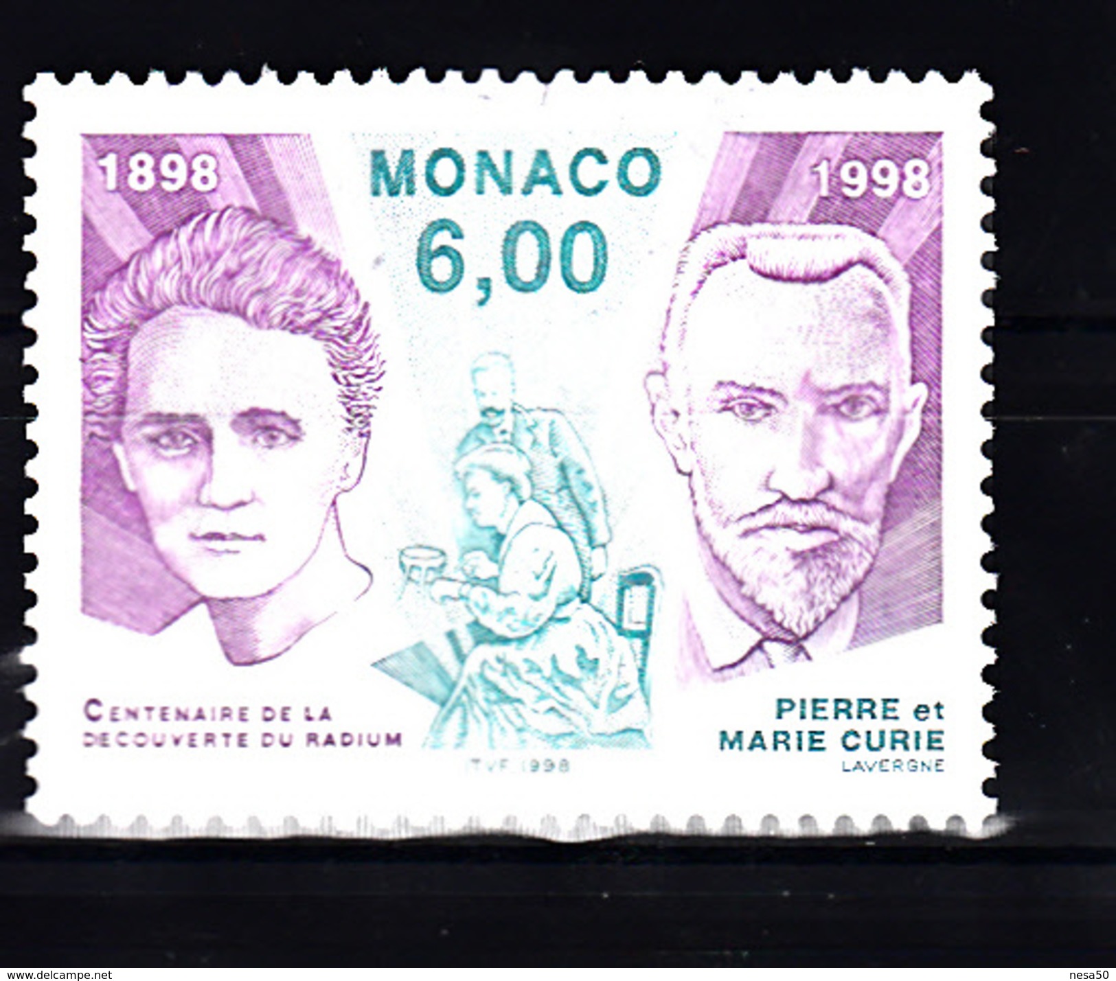 Monaco 1998 Mi Nr 2402 ; Pierre Und Marie Curie - Ongebruikt