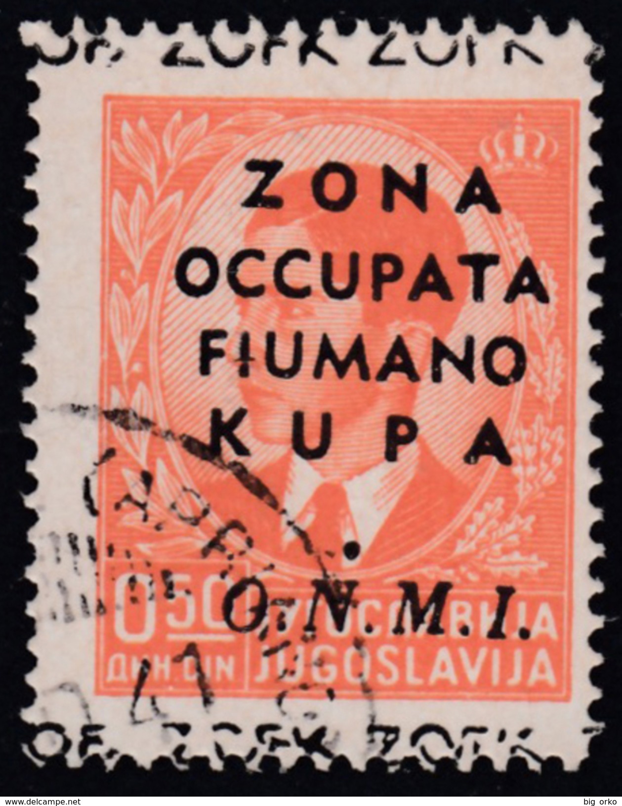 Italia - Zona Occupata Fiumano KUPA (O.N.M.I. / Opera Nazionale Maternità Infanzia): 0,50 P. Arancio  - 1941 - Fiume & Kupa