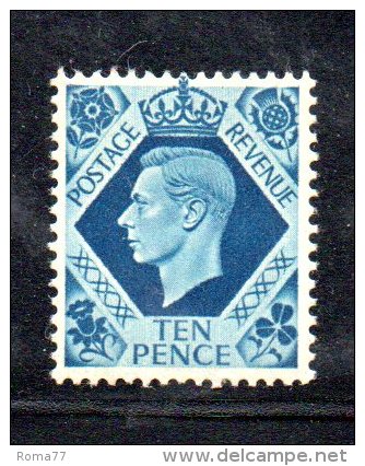 Y302 - GRAN BRETAGNA 1937 , Giorgio VI N. 221  ***  MNH - Nuovi