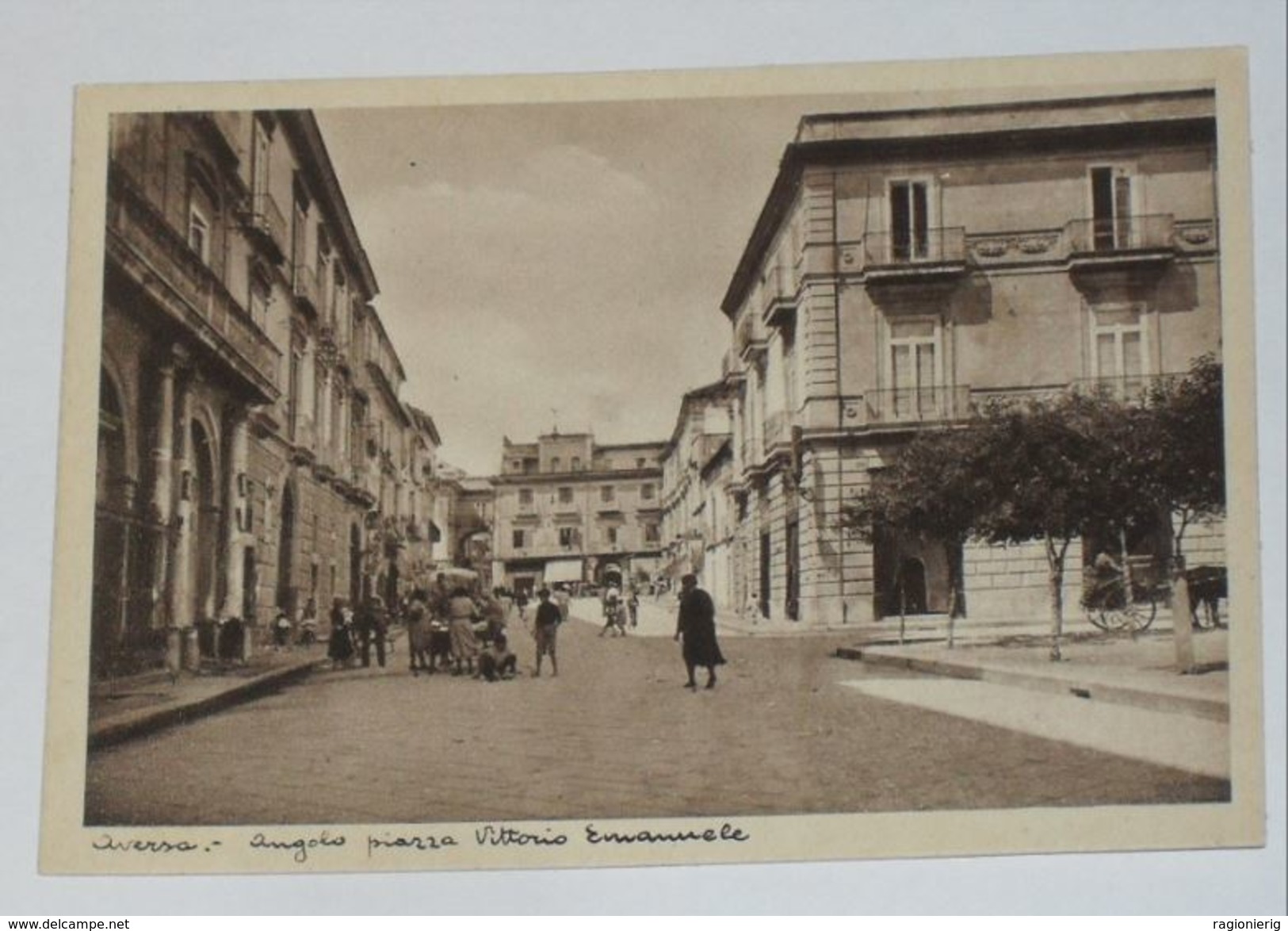 CASERTA - Aversa - Angolo Piazza Vittorio Emanuele - Aversa