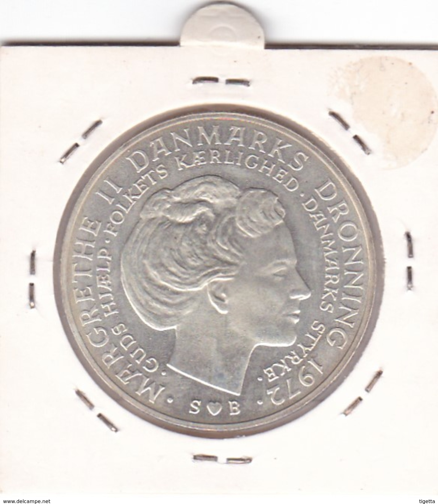 DANIMARCA   10  KRONER  1972  COME DA FOTO - Danimarca