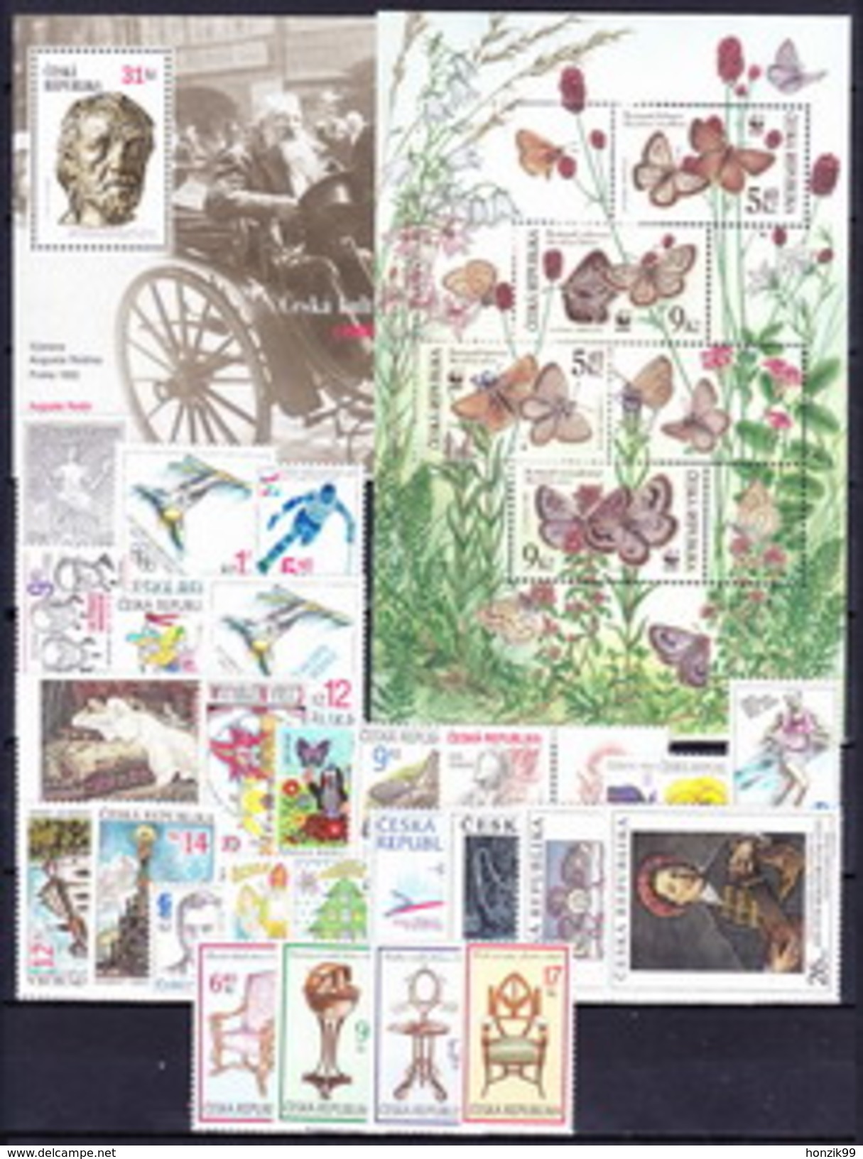 ** Tchéque République 2002 Mi 312-344 L´année Complete, (MNH) - Full Years