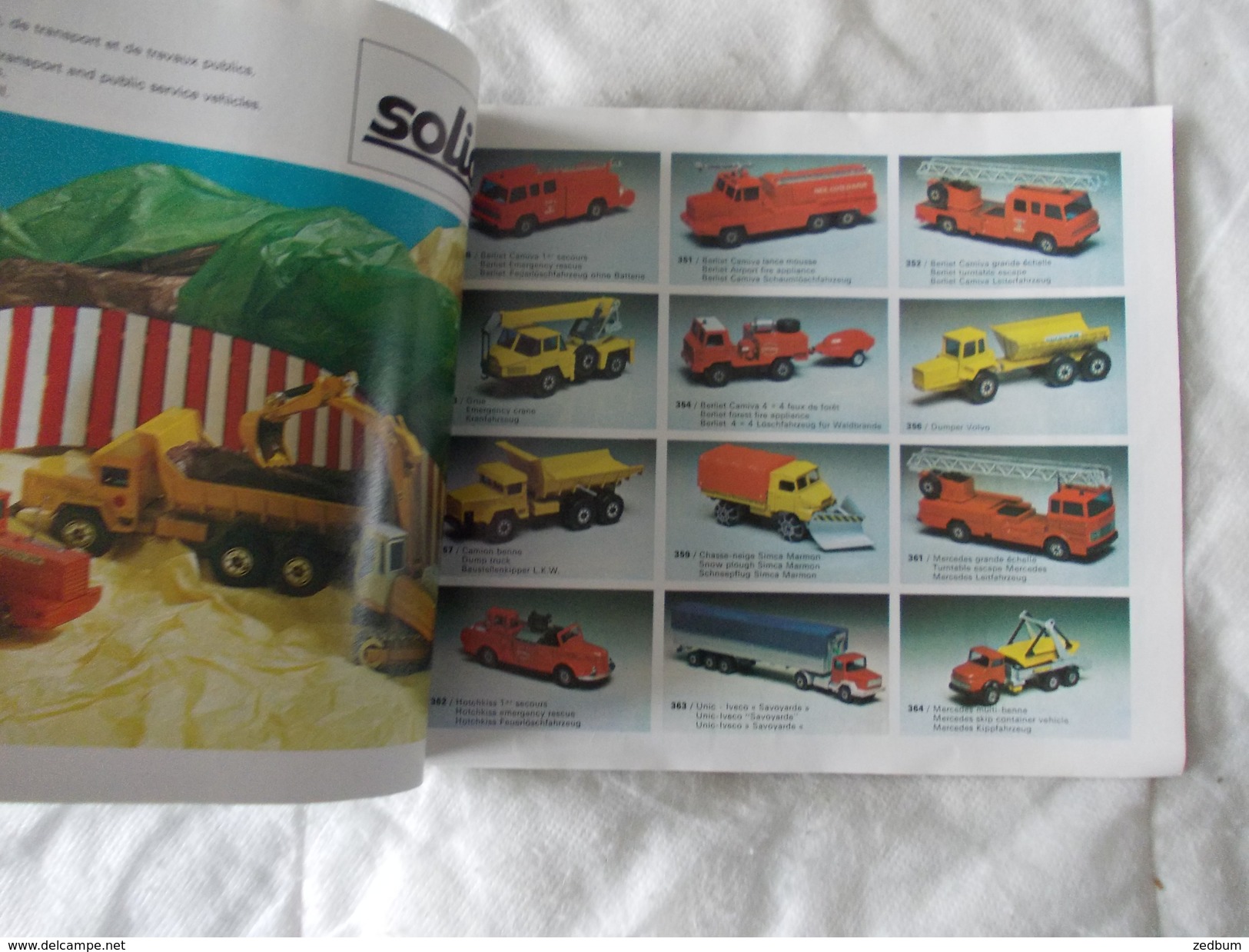 Solido Catalogue 1978 1979 - Modelbouw