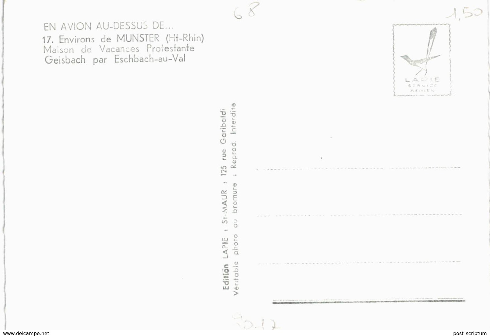 Environs De Munster - Maison De Vacances Protestante Geisberg Par Eschbach Au Val - Otros & Sin Clasificación