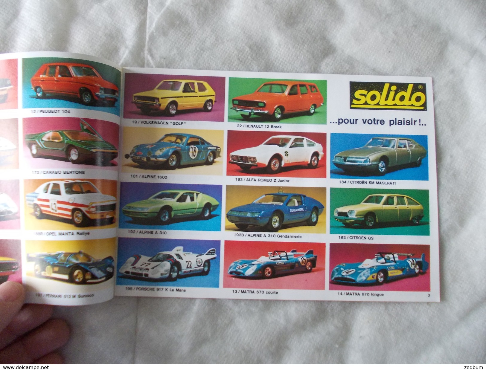 Solido Catalogue 1976 - Modelbouw