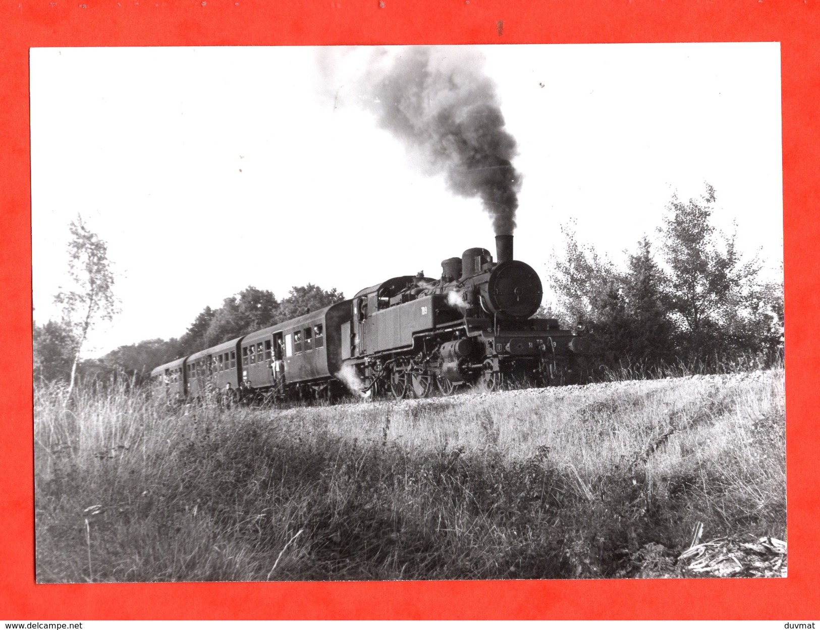 51 Marne Entre Montmirail Et Le Gault Locomotive Photo Du 18 10 1969 Cliché J. Bazin Serie S 24 Vue 6 Sur 10 (10,5x15) - Railway