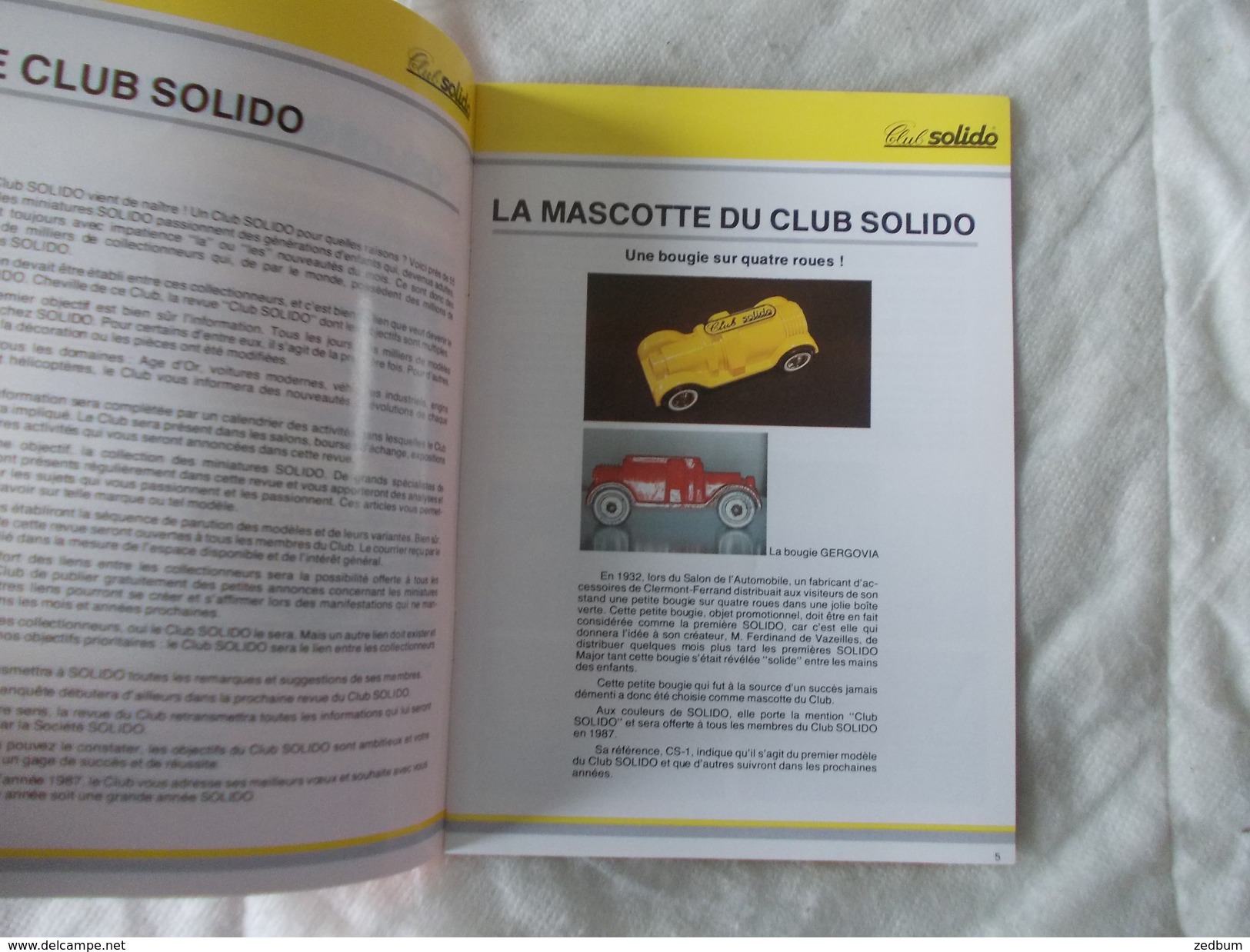 Club Solido Catalogue 1987 N° 0 - Modellismo