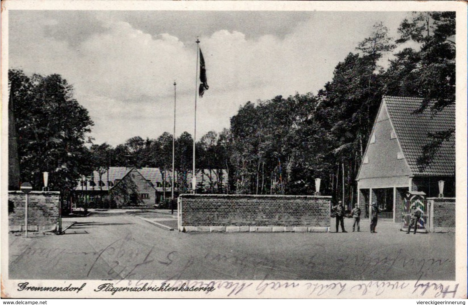 ! Ansichtskarte Aus Gremmendorf, Fliegernachrichtenkaserne, 1938, Münster, Kaserne, MILITAIRE, Militaria - Casernas