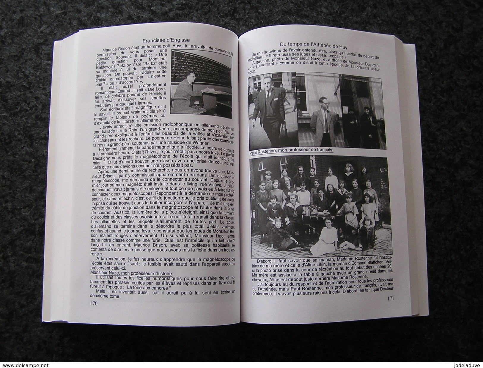 FRANCISSE D' ENGISSE Récit Autobiographique Années 1945 1969 F Baudouin Régionalisme Province Liège Engis Huy Histoire