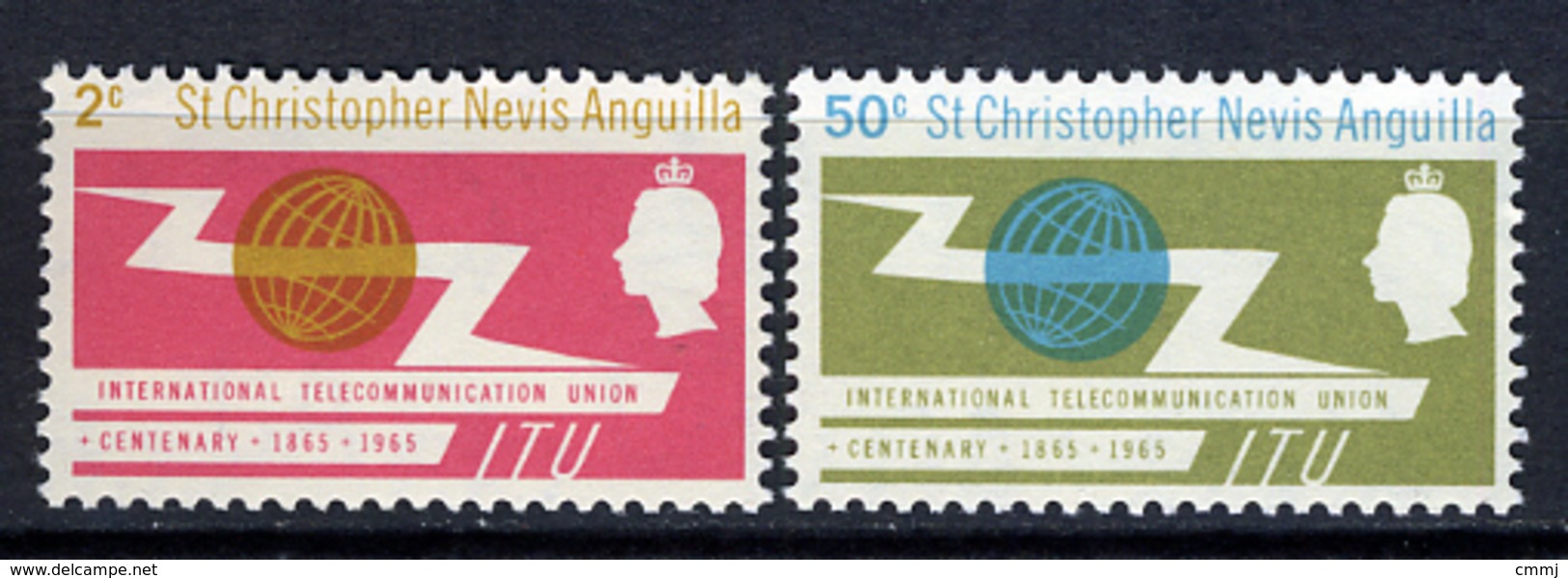 1965 - ST. CHRISTOPHER, NEVIS & ANGUILLA  - Mi. Nr. 156/157 - NH - (CW2427.38) - St.Kitts E Nevis ( 1983-...)